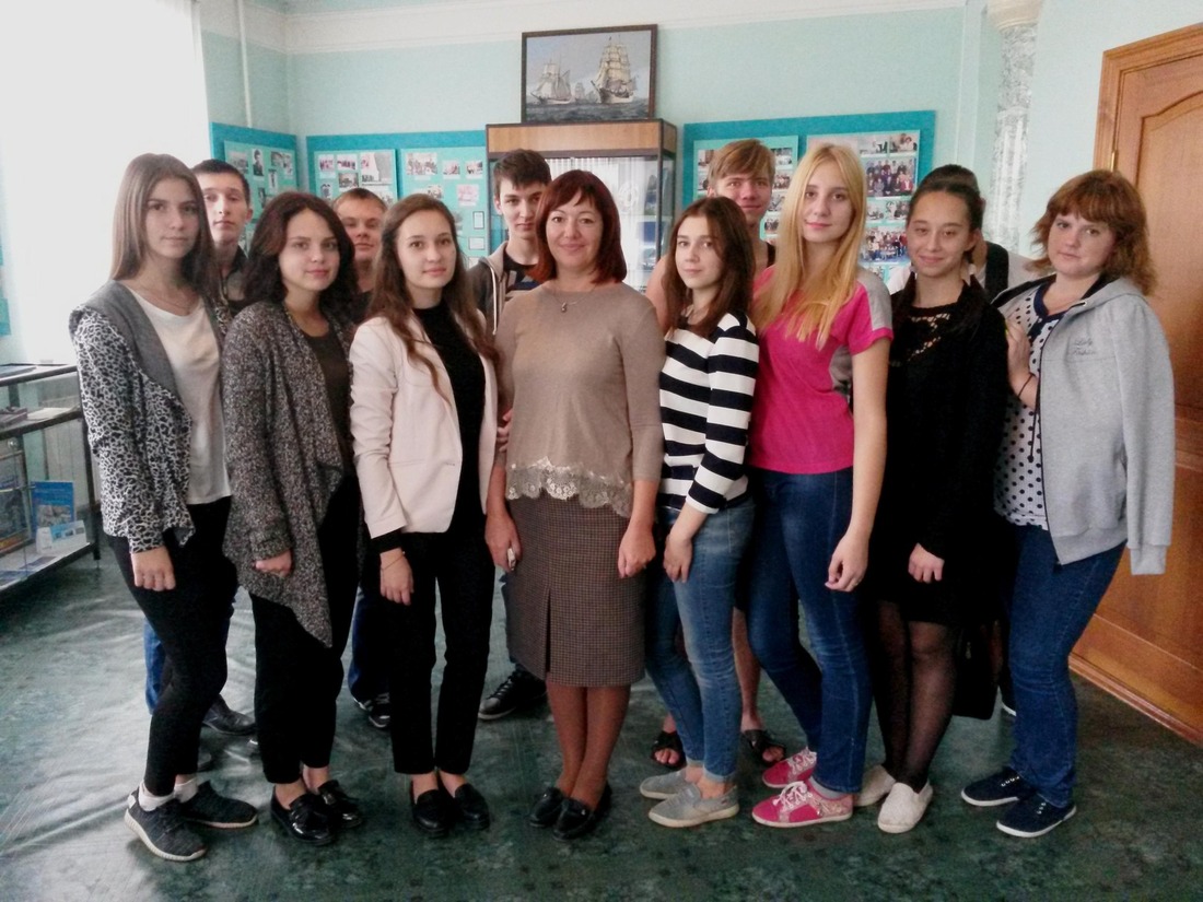 Студенты группы 16-СК-Бо вместе с классным руководителем Вербитской Ириной Владимировной